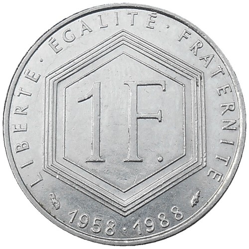 France franc 1958 1988 - 1,