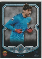 TOPPS 2017-18 UEFA CL MUSEUM ALISSON BECKER AS ROMA LIVERPOOL 15/75 QUASI COME NUOVO