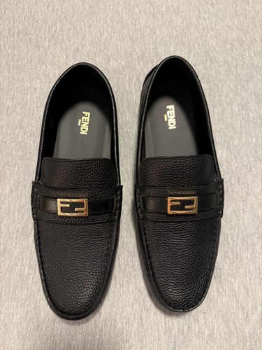 Fendi mocassino leather - fendi,
