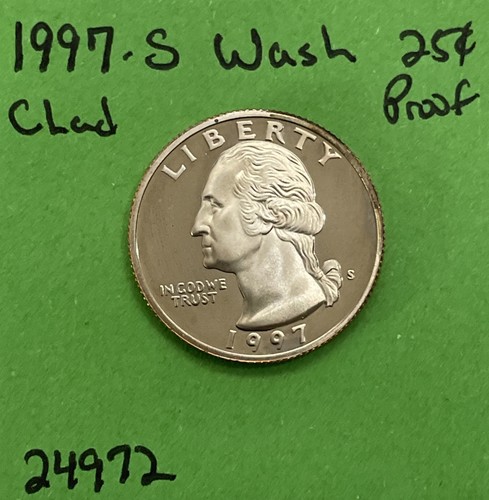 1997 washington quarter 25c - s,
