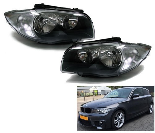 Phares avant noir feux - noir, bmw