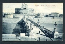 (B2998) c.ill.  ROMA - PONTE E CASTEL SANT'ANGELO del 1926 aff. per Trapani