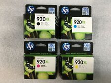 4 inchiostri originali HP 920XL Black Cyan Magenta Yellow (2025) confezione originale fattura
