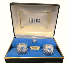 Gemello e spilla vintage Swank