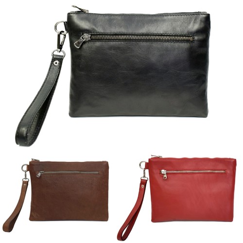 Borsello uomo pochette vera - uomo,