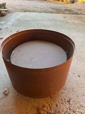 comignolo Canna Fumaria antivento Rame Tubo Doppia Parete 30/35 Cm Con Fascetta