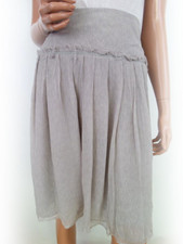 Noa Noa Donna Gonna Taglia S Beige Viscosa