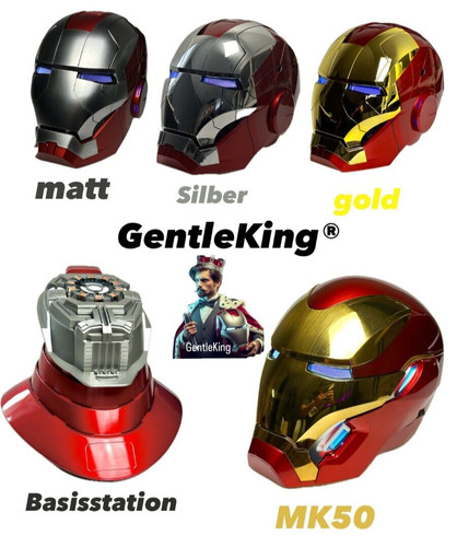 Casco iron man mk5 tony - man,