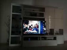 Parete attrezzata banca laccato lucido come nuova 