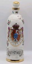 Bottiglia Whisky Dipinta A Mano Firmata ALAKO MADRID Decori In Oro Alta Qualità 