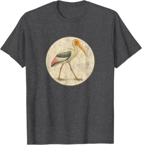 Shirt cicogna dipinta design - dipinta,