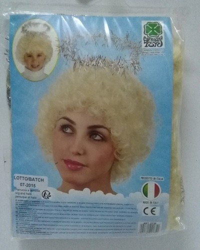 Carnevale parrucca riccia - carnevale,