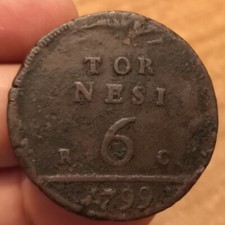 6 Tornesi 1799, Regno Di