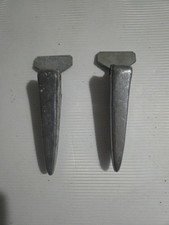 COPPIA CERNIERE COFANO POSTERIORE FIAT 600 D ORIGINALI DELL'EPOCA 