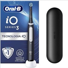 Oral-B Spazzolino Elettrico Ricaricabile iO 3 Nero, 1 Spazzolino Elettrico