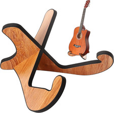 Supporto per Chitarra in Legno, Porta Chitarra Da Terra, Poggia Stand Chitarra U