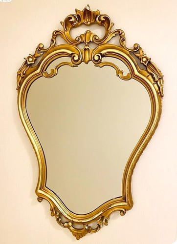 Specchio vintage dorato