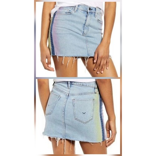 Minigonna hudson viper blu - hudson,