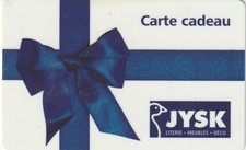 CARTE CADEAU  - ##  JYSK   ##
