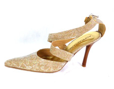 Scarpe vintage oro glitter
