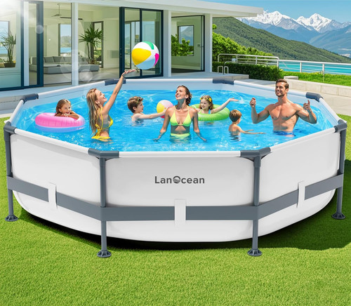Piscina fuori terra rotonde - fuori,