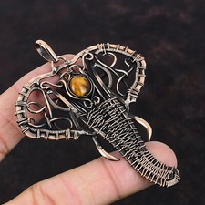 Ciondolo elefante avvolto filo