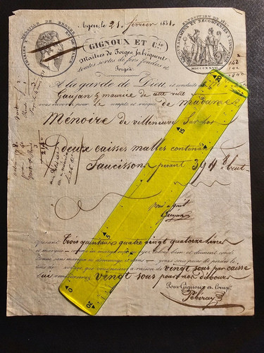 1831 agen lettre de - 1831,
