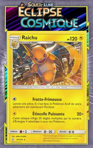 Raichu sl12 éclipse - raichu, sl12:Éclipse