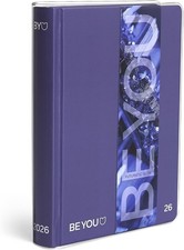 BE YOU - Diario Scuola Futuristic Glow 2025/2026, 12 Mesi, 09/25-08/26 Viola