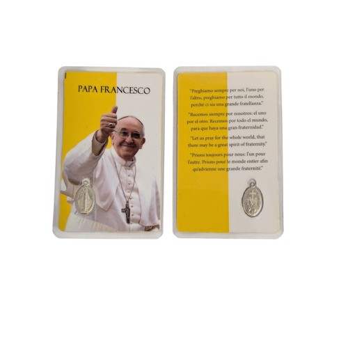 Card pvc papa francesco - 10,