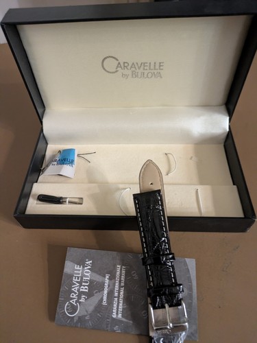 Caravelle bulova watch box - by,