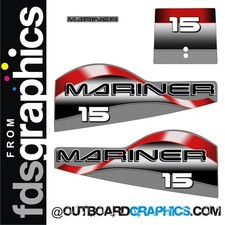 Mariner 15 CV decalcomanie