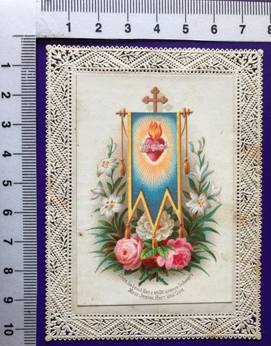 Quadro pizzo immagine sacra