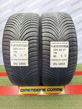 2 GOMME MICHELIN 225 50 17 98H XL M+S INVERNALI USATE mm5.0 - 5.0 70% DOT3015
