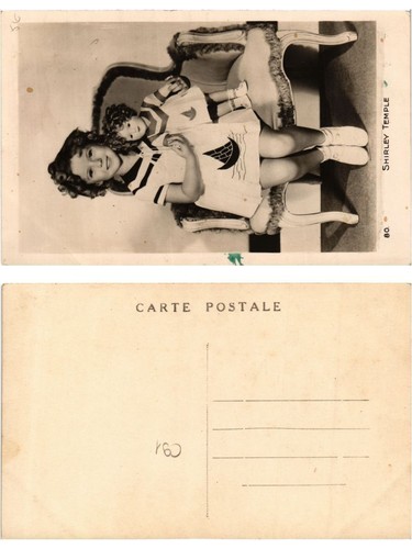 Cpa shirley temple film star - cpa,