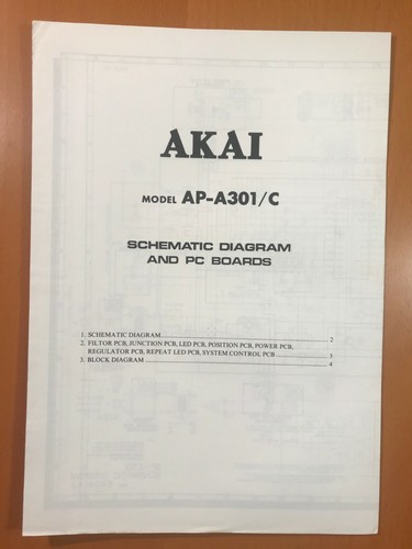 Schema originale akai - e,