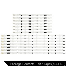 KIT/14pcs Striscia LED per TV SAMSUNG 40" UE40F5300 UE40F6300 UE40F6320AW UE40F6500