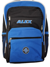Zaino Zaino Scuola ALEX Blu Nero Bambini Ragazzi Scuola Tempo Libero #