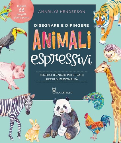 Disegnare dipingere animali - e,