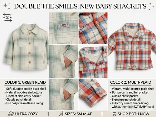 Next baby shacket foderato - baby,