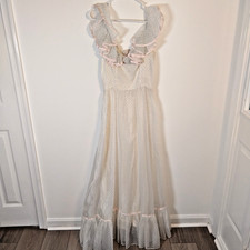 Vtg Union Made Sheer White