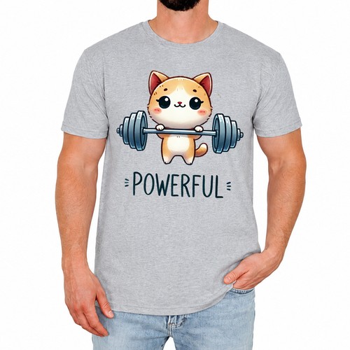 Shirt uomo potente simpatica - uomo,