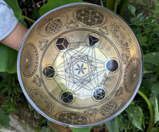 Ciotola da canto tibetano cubo