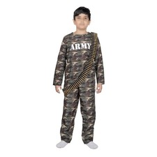 Costume Da Bambino Soldato Per Halloween Uniforme Militare Camouflage