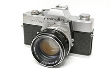 Minolta SRT101 con obiettivo MC 1,4 / 50mm reflex analogica SRT101
