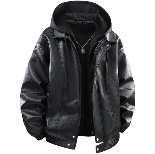 Giacca uomo ecopelle cappotto
