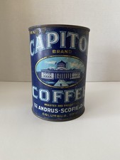 Vintage Capitol Coffee Tin 1