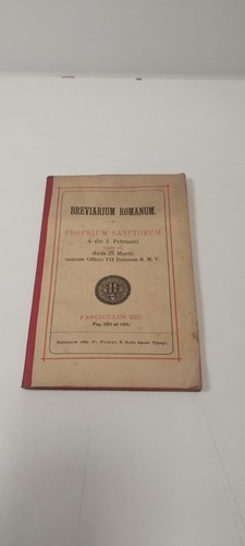 Breviarium romanum proprium - romanum,