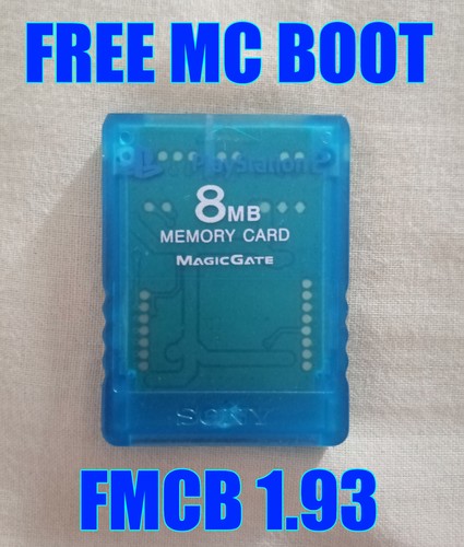 Memory card blu ps2 - card,