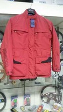 GIACCA MOTO SPARCO DONNA PARKA TG 42 - MOTORCYCLE SAFETY JACKET RED 
